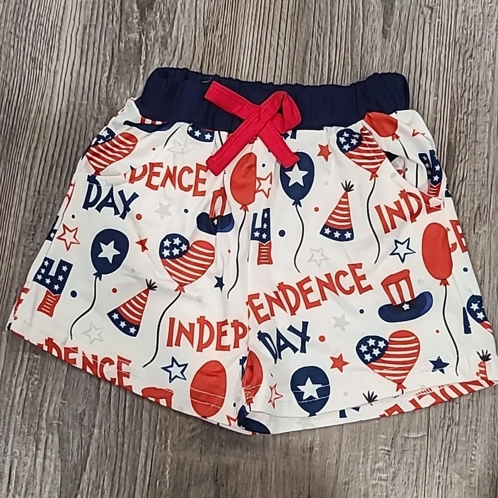 USA Independence Day Matching T-Shirt & Shorts Size 12-18 Months